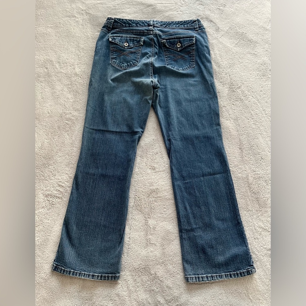 Navy Sonoma Bootcut Denim Jeans Women’s Size 16 Short - Picture 2 of 13